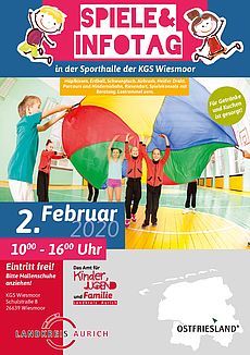 Plakat vom Spieletag