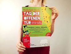 Plakat zum Tag der offenen Tür