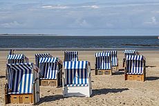 Bild vom Strand auf Norderney