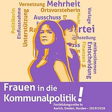 Flyer Frauen in die Kommunalpolitik