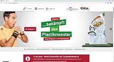 Startseite des neuen Online-Auftritts der Abfallwirtschaft