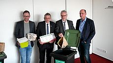 Yves Knoblich, Olaf Meinen, Hans-Hermann Dörnath und Dr. Udo Fecht