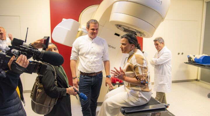 Präsentation des Projekts Lagerungssystem „X-akt Mamma RTX“ für die Strahlentherapie