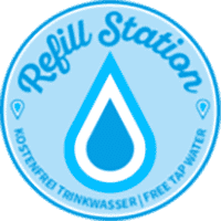 Refill Station Aufkleber